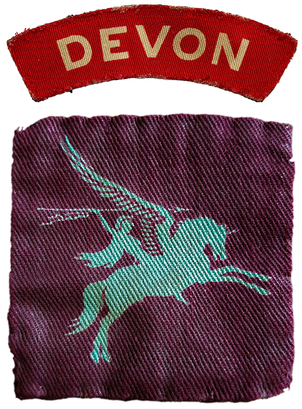The Devonshire Regiment Airborne arm patches