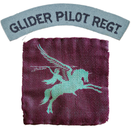 Glider Pilot Regiment shoulder title and Pegasus patch