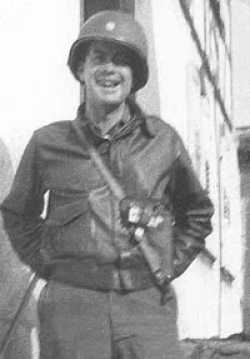 Lt. Colonel X. B. Cox in Austria 1945