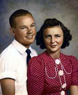 A picture of John Lee Eubanks together with his wife