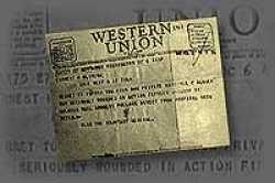 The Western Union telegraph people received back home, when their son or daughter had been injured.