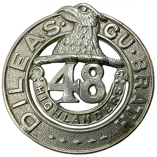 48th Highlanders Cap badge