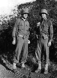 Cpl Edward Walsh and Cpl Maurice Wagner, Forrest of Parroy, France, September 1944