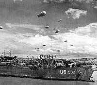 The balloons over the beach