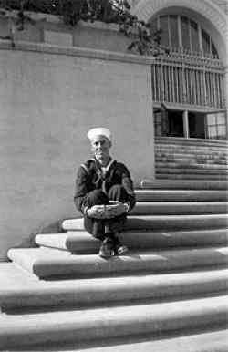 Cleve T. (Jack) Martin taking a breather