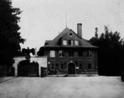 This gate was to the part of the SS barracks at Dachau.