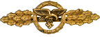 Frontflugspange in Gold