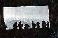 The 'big window' overlooking the Bavarian mountains