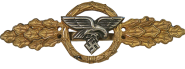 Frontflugspange in Bronze