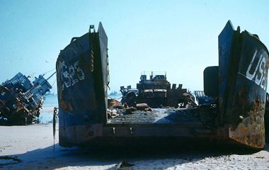 Beach landings on D-Day