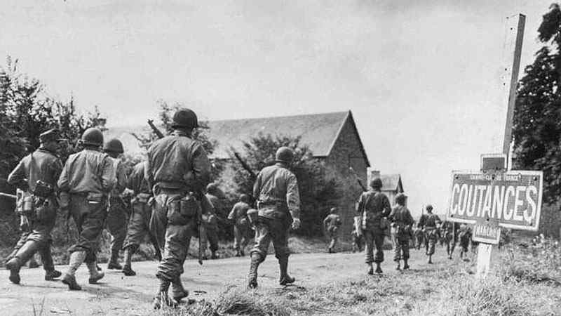 Jack witnessed the liberation of Coutances