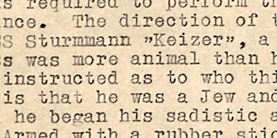 A big thank you to the USHMM!