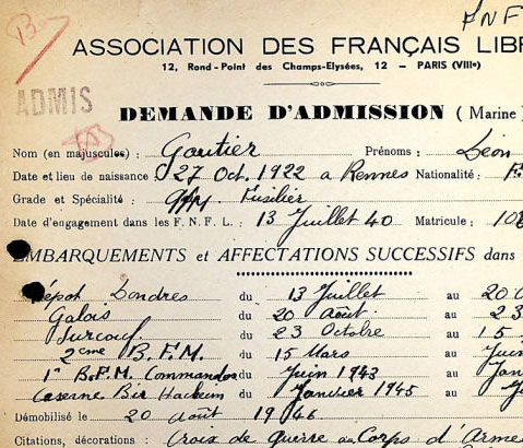 L&eacute;on Gautier's papers