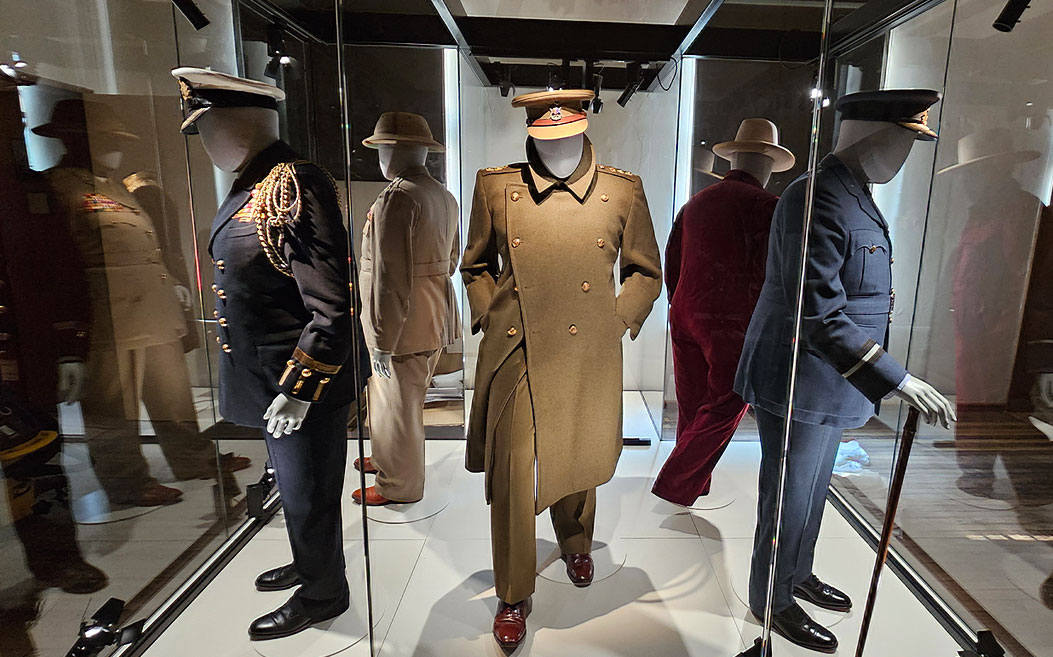 All of Churchill's uniforms beautifully displayed