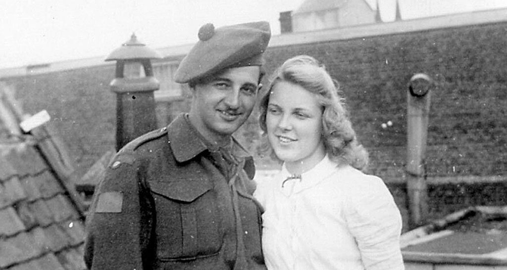Nick Janicki in Deventer 1945