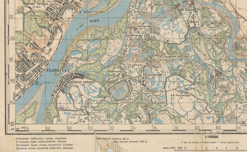 battle of stalingrad ww2 map