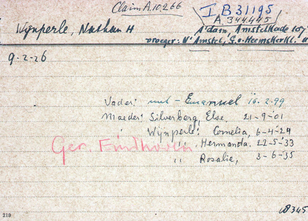 Nathan' s personal transportcard