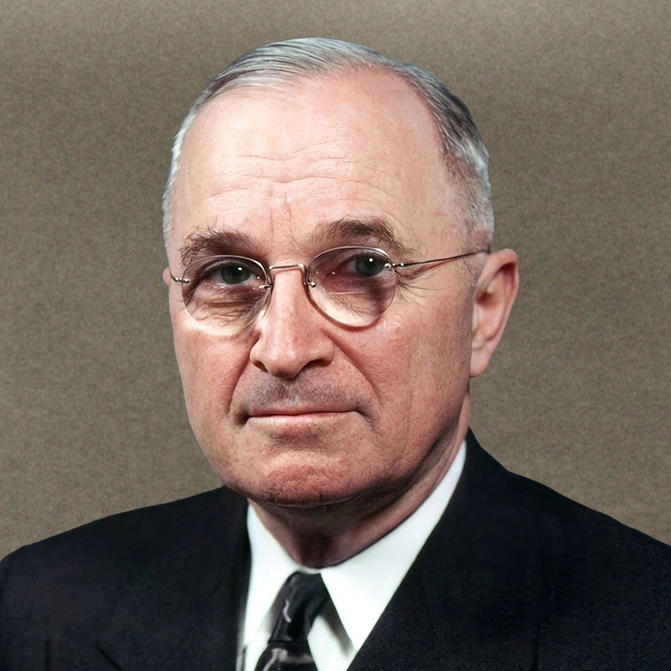 Harry S. Truman approved the atomic bombing of Hiroshima and Nagasaki