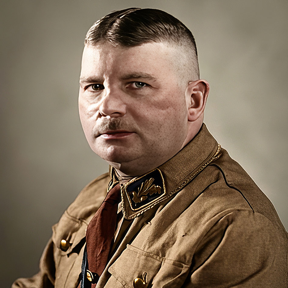 Ernst Röhm (1887–1934) was a German Army officer and Chief of Staff of the Sturmabteilung (SA). Once one of Adolf Hitler's closest allies, he built the SA into a force of more than three million men. His ambition to replace the German Army led to his arrest during the Night of the Long Knives. Röhm was executed at Stadelheim Prison on 1 July 1934, ending the SA's political influence and paving the way for the rise of the SS.