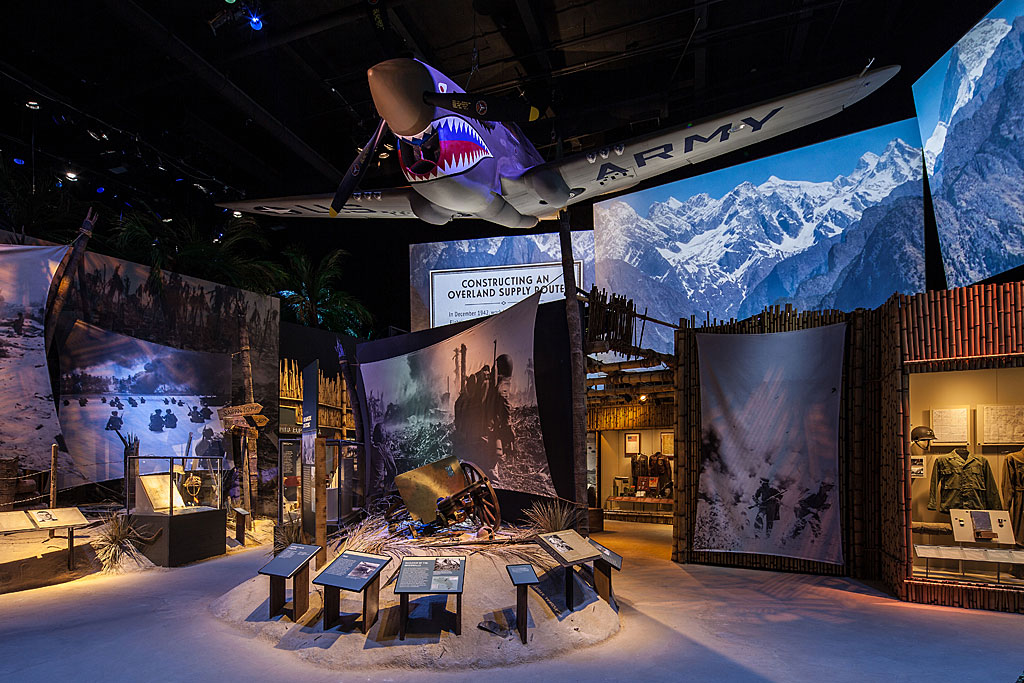 An expo in the National WW2 Museum in New Orleans