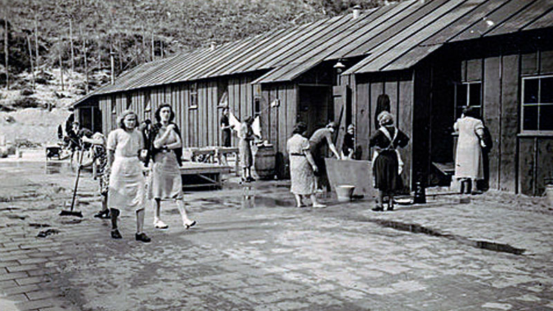 The female barracks 