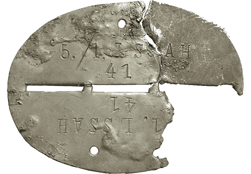 1st SS Panzer Division Leibstandarte SS Adolf Hitler dogtag