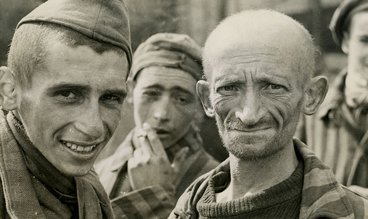 Some of the prisoners who survived 