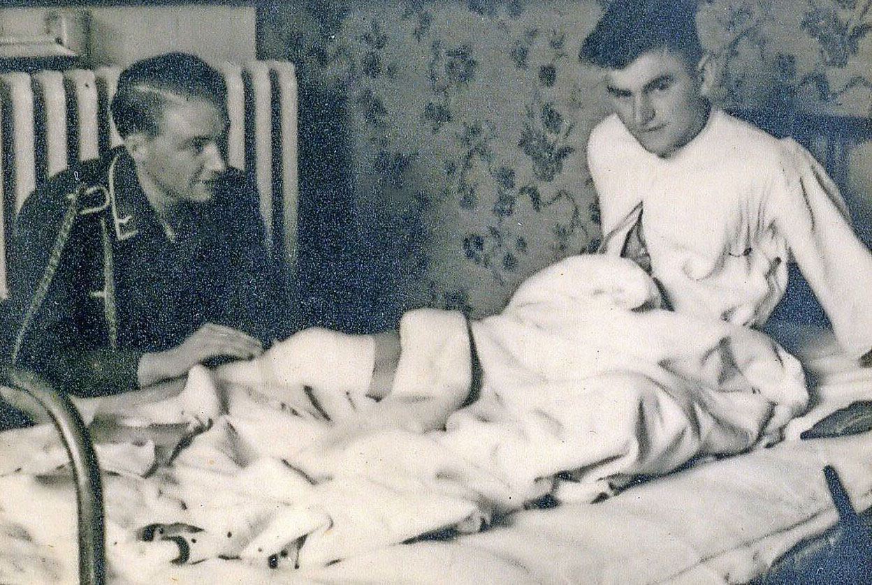 Ernst Gräwe (left) was a paramedic on the Western Front. Picture: Jens Junkersdorf