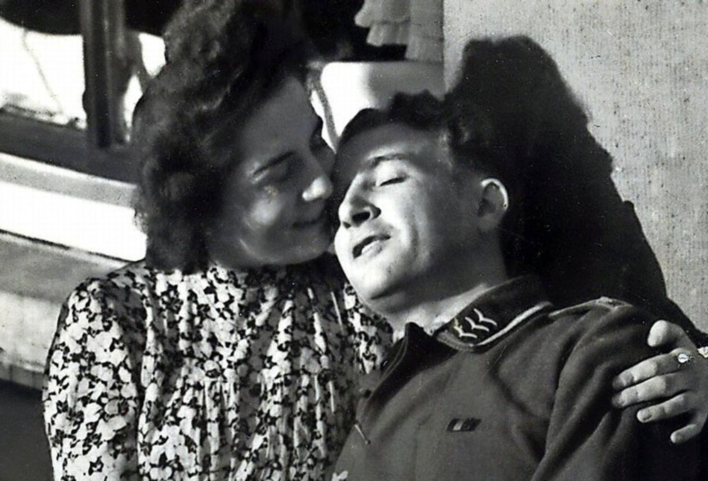 Ernst Gräwe and his wife Hildegard Bernhardine Gräwe, born Latta, probably during his last home leave sometime in 1943 or later. Picture: Jens Junkersdorf
