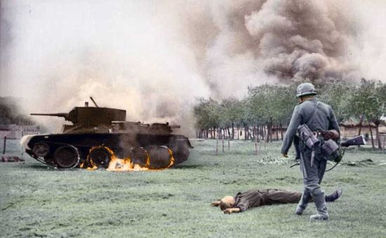 Early days of Operation Barbarossa june 1941