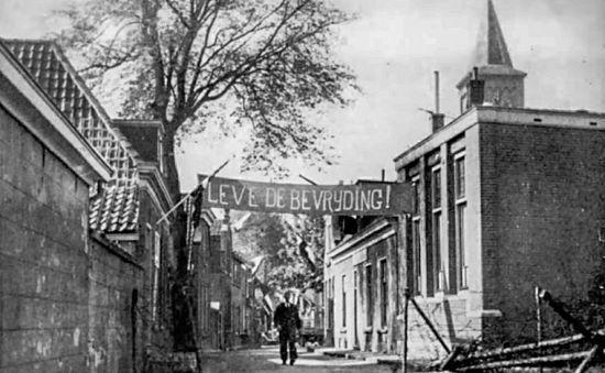 A liberation banner