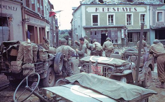 Normandy France after D-Day