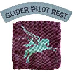 Glider Pilot Regiment shoulder title and Pegasus patch