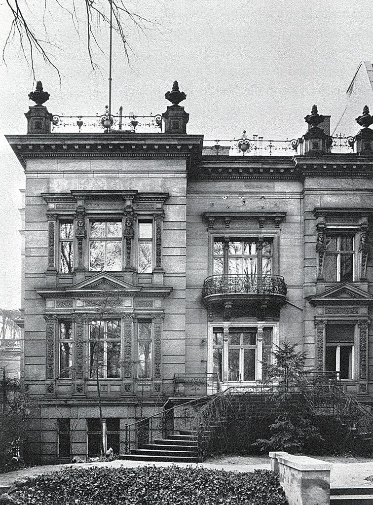 Tiergartenstrasse 4 in Berlin the address of the office of the secret euthanasia organization Aktion T4