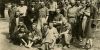 Group of prisoners after liberation
