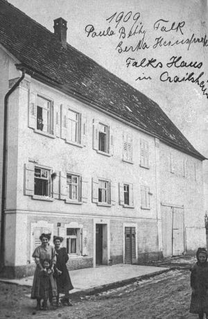 Falk family home, Crailsheim, 1909