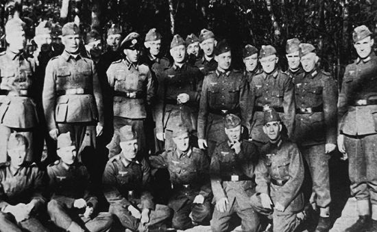 Group of German soldiers on Texel