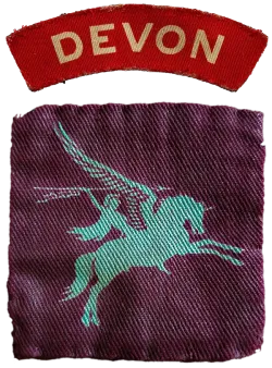 The Devonshire Regiment Airborne arm patches