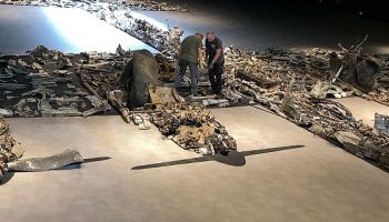 WWII bomber on display in 2000 pieces