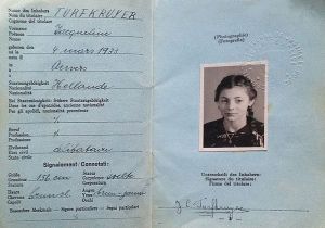 Jacqueline's own passport.