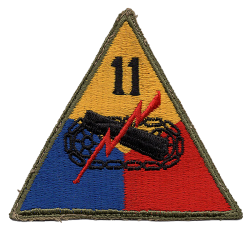 The 11th Armored Division Shoulder patch