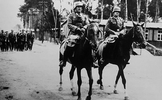 German forces on Texel with commander Breitner