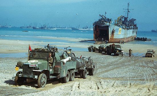 Teh landings on the D-Day beaches