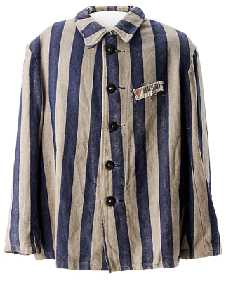 Genuine concentration camp work outfit