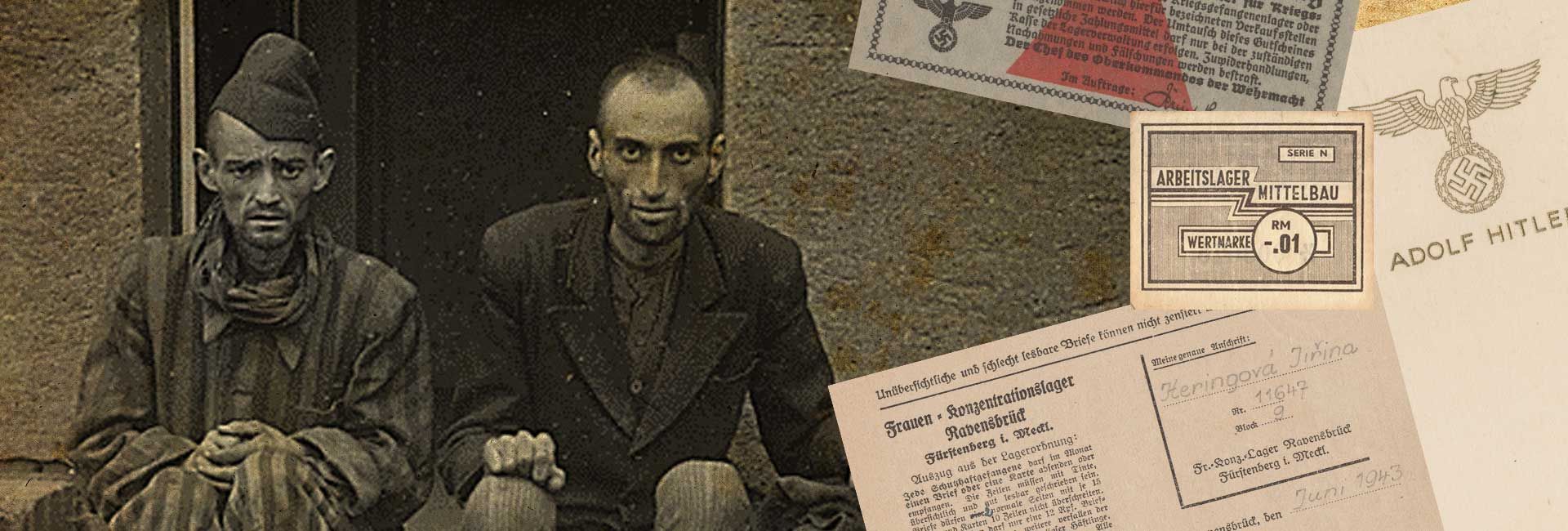 A sign illustrating the harsh conditions at Mittelbau Dora concentration camp