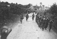 German prisoners of war at the St. Lo breakout.