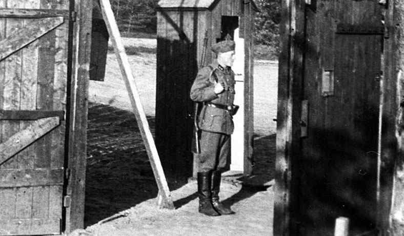 Standing guard at the gate