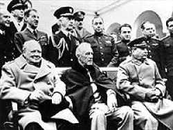 The famous well known Yalta photograph.