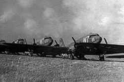 The 37th TCS at Grave (Keent) before taking off to return to Cottesmore, England, our home base.