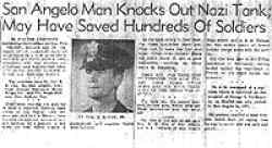 A newspaper clipping of XB's hometown describing what happened.